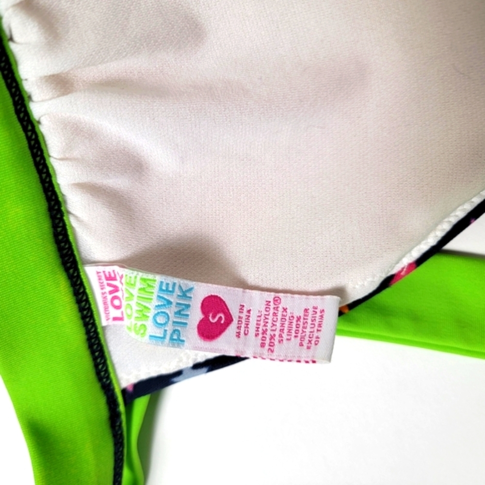 Victoria's Secret Star Print Bikini Top - Multicolor Small Padded String - Picture 9 of 9